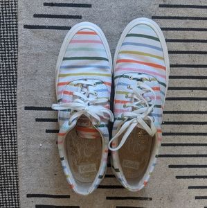 Rifle Paper Co x Keds in Happy Stripe